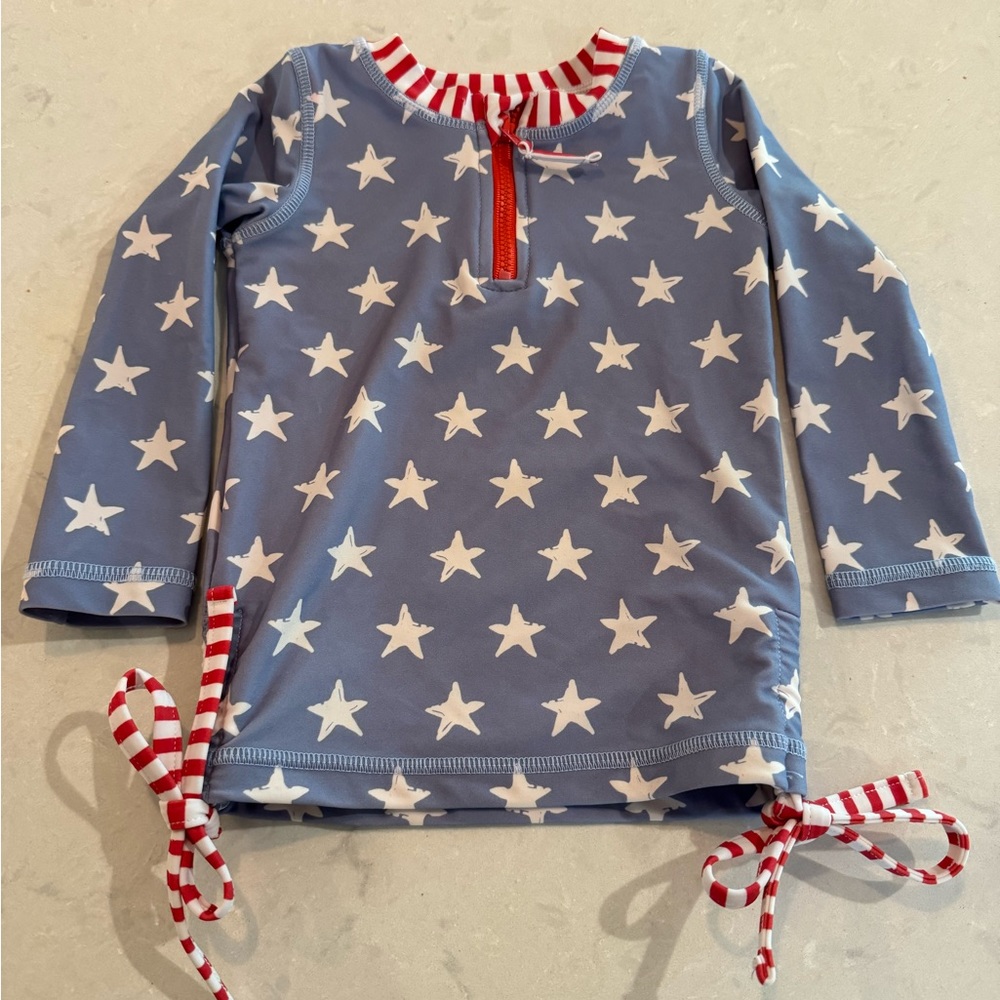Caden Lane 1/4 Zipup Rashguard Size 12-18 Mos